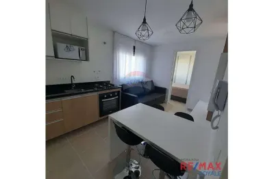 Apartamento de 29m² mobiliado com 1 quarto para locação no bairro Portão - Curitiba
