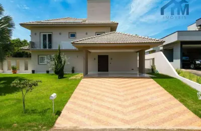Casa com 4 dormitórios à venda, 383 m² por r$ 2.300.000,00 - condominio fazenda palmeiras imperiais - salto/sp