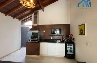 Espaçosa casa com 3 quartos e área gourmet no jardim paulista ii com 164m², itu/sp