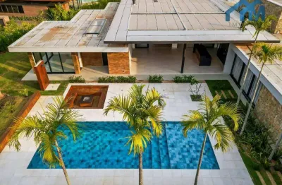 Residência excepcional no terras de são josé: arquitetura contemporânea com vista panorâmica inalterável
