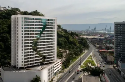 Sala comercial com 2 salas à venda na Avenida Getúlio Dornelles Vargas, 230, Valongo, Santos