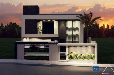 Casa com 3 dormitórios à venda, 296 m² por r$ 1.600.000,00 - santa rita i - pouso alegre/mg