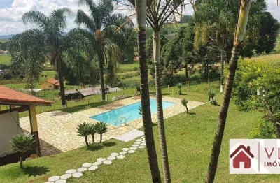 Sítio com 7 dormitórios à venda, 75000 m² por r$ 2.350.000 - cruz alta - pouso alegre/mg