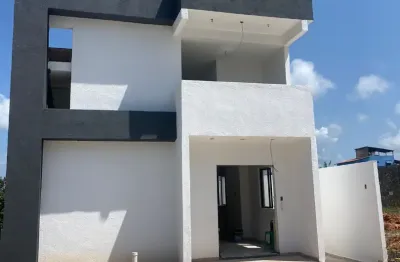 Casa dentro de condominio alto de jaua com vista mar e terraço