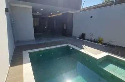 Casa c/ piscina, imóvel novo, jardim alvorada, 144 m² construção, maringá