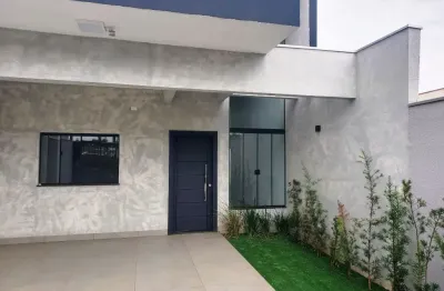 Jardim rebouças, casa c/ 3 quartos (1 suíte), 85 m² construção, projeto moderno, maringá