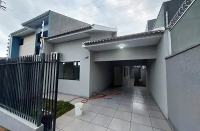 Casa c/ 3 quartos (1 suíte), corredor lateral, 100 m² construção, jardim santa helena, maringá