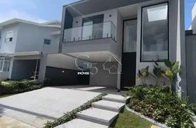 Casa em condomínio de luxo com 4 quartos e 3 suítes - jundiaí-sp - loteamento reserva ermida - 222m² - 4 vagas