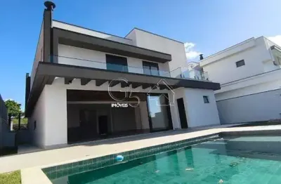 Casa de luxo em condomínio no alphaville jundiaí - 4 quartos, 4 suítes, 2 salas, 5 banheiros, 4 vagas de garagem, 330m².