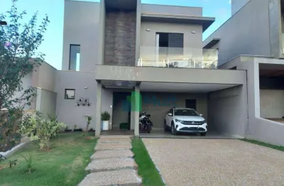 Sobrado de alto padrão em condomínio fechado, localizado na cidade de bonfim paulista -sp com terreno de 267,30m²  e 210m² de área útil.