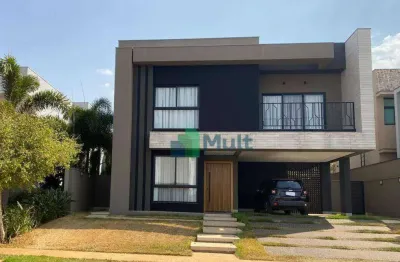 Sobrado em condomínio fechado de alto padrão em excelente localização em bonfim paulista com 487m² de terreno e 350,85m² de construção.