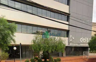 Sala comercial em excelente localização no edifício delta empresarial na av. braz olaia acosta ao lado do ribeirão shopping.