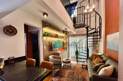 Cobertura duplex mobiliada, localizada no bairro nova aliança ao lado dos principais shopping da cidade de ribeirão preto com 93,22m² de área útil.