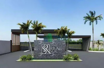 Terreno de  alto padrão no condomínio rio sol, com 412,27m², localizado entre rifaina-sp/sacramento mg.