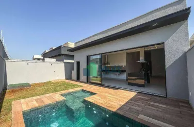 Casa térrea em condomínio fechado localizado no vivendas da mata com 308m² de terreno e 173m² de área construída