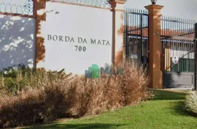 Terreno em excelente localização no Distrito de Bonfim Paulista no Condomínio Borda da Mata com 1000,26m², próximo ao Gelato Borelli, Pq Olhos D'Agua.