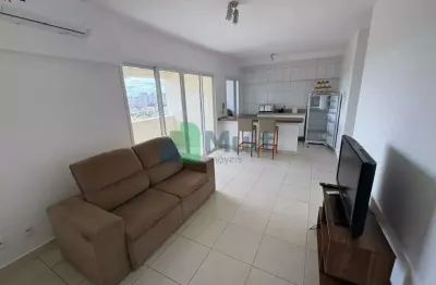 Flat Mobiliado com 1 quarto para alugar, 55 m² - no Condomínio Trio Home -Jardim São Luiz - Ribeirão Preto/SP - FL0032