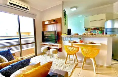 Apartamento Mobiliado com 1 dormitório para alugar, 38 m² - Jardim Botânico - Ribeirão Preto/SP - AP3416
