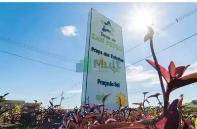 Terreno em Condomínio em Bonfim Paulista localizado próximo   á Rod. José Fregonezi. Condomínio Terras de San Pedro com 288m². - TE0276