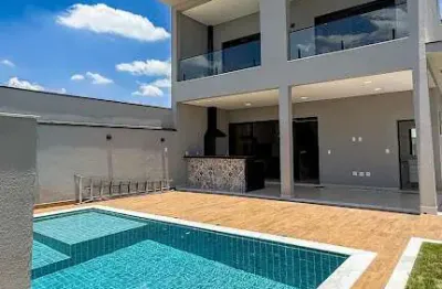 Casa 4 dormitórios com piscina em condomínio indaiatuba