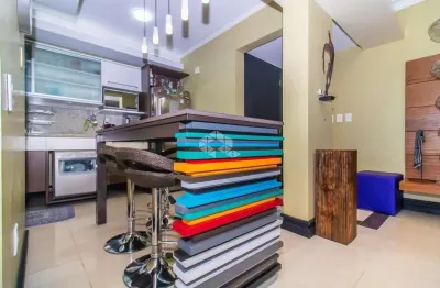 Apartamento 2 dormitórios no higienópolis, 1 suíte, 2 vagas - linda vista andar alto