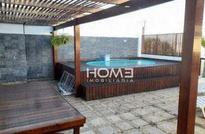 Cobertura com 3 dormitórios à venda, 250 m² por r$ 996.000,00 - recreio dos bandeirantes - rio de janeiro/rj