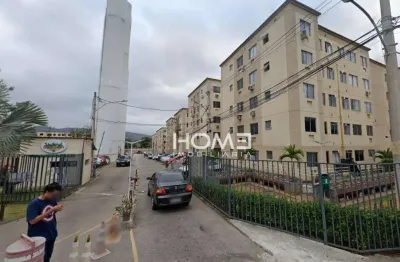 Apartamento com 2 dormitórios à venda, 43 m² por r$ 71.000,00 - campo grande - rio de janeiro/rj