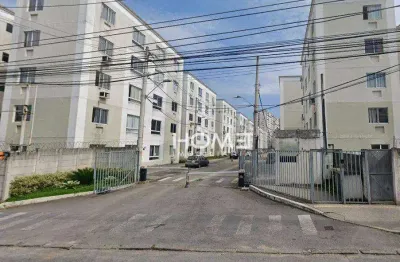 Apartamento com 2 dormitórios à venda, 43 m² por r$ 76.000,00 - santa cruz - rio de janeiro/rj
