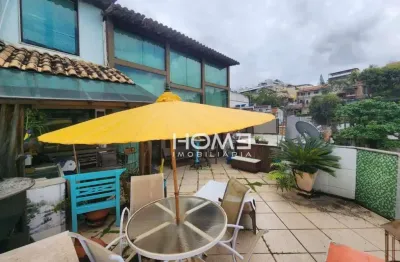 Cobertura com 3 dormitórios à venda, 232 m² por r$ 890.000,00 - freguesia de jacarepaguá - rio de janeiro/rj
