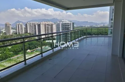 Apartamento com 4 dormitórios à venda, 376 m² por r$ 4.510.000,00 - barra da tijuca - rio de janeiro/rj
