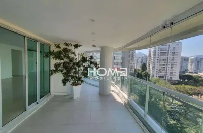 Apartamento com 4 dormitórios à venda, 402 m² por r$ 5.200.000,00 - península - rio de janeiro/rj