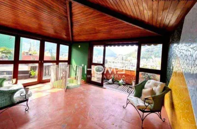 Cobertura com 3 dormitórios à venda, 180 m² por r$ 3.510.000,00 - lagoa - rio de janeiro/rj