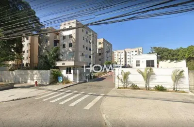 Apartamento com 2 dormitórios à venda, 41 m² por r$ 80.000,00 - campo grande - rio de janeiro/rj