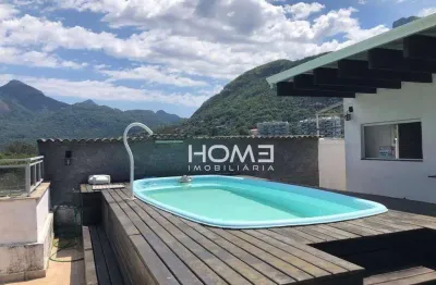 Jardim oceânico - cobertura com 4 dormitórios à venda, 475 m² por r$ 2.950.000 - barra da tijuca - rio de janeiro/rj