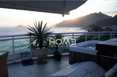 Cobertura com 2 dormitórios à venda, 185 m² por r$ 2.870.000,00 - recreio dos bandeirantes - rio de janeiro/rj