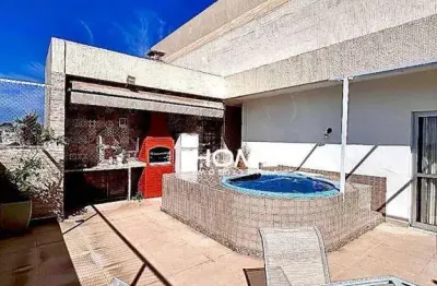 Abm - cobertura duplex  com 2 dormitórios à venda, 178 m² por r$ 1.790.000 - barra da tijuca - rio de janeiro/rj