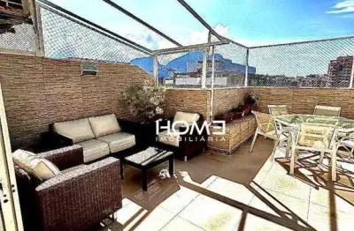 Abm - cobertura duplex  com 2 dormitórios à venda, 178 m² por r$ 1.790.000 - barra da tijuca - rio de janeiro/rj