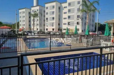Apartamento com 2 dormitórios à venda, 44 m² por r$ 99.000,00 - campo grande - rio de janeiro/rj