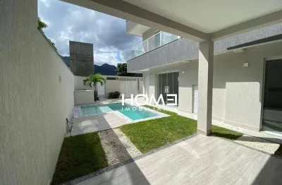 Casa com 4 suítes à venda, 220 m² por r$ 1.590.000 - vargem pequena - rio de janeiro/rj