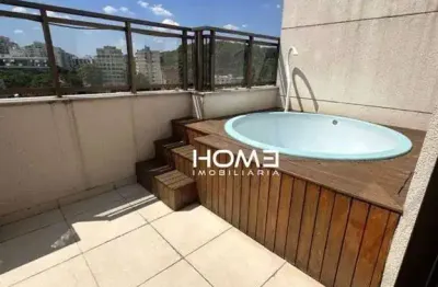 Cobertura com 3 dormitórios à venda, 119 m² por r$ 570.000,00 - pechincha - rio de janeiro/rj