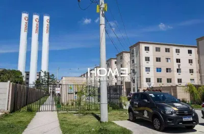 Apartamento com 2 dormitórios à venda, 40 m² por r$ 101.000,00 - guaratiba - rio de janeiro/rj