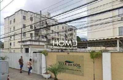 Apartamento com 2 dormitórios à venda, 42 m² por r$ 124.000,00 - campo grande - rio de janeiro/rj