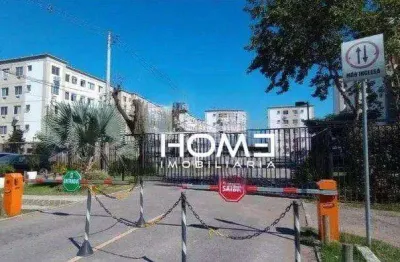 Apartamento com 2 dormitórios à venda, 44 m² por r$ 94.000,00 - gardênia azul - rio de janeiro/rj