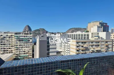 Cobertura duplex única, onde cada janela é um cartão postal do rio!