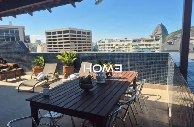 cobertura duplex única, onde cada janela é um cartão postal do Rio!