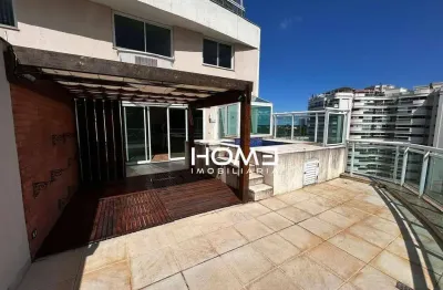 Cobertura com 2 dormitórios à venda, 130 m² por r$ 1.050.000,00 - barra da tijuca - rio de janeiro/rj