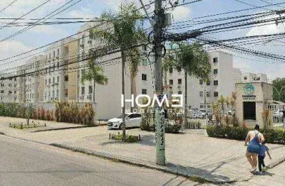 Apartamento com 2 dormitórios à venda, 43 m² por r$ 86.000,00 - campo grande - rio de janeiro/rj
