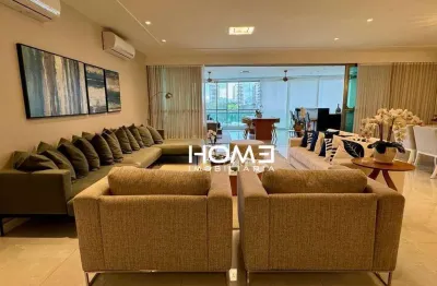 Apartamento com 4 dormitórios para alugar, 306 m² por r$ 31.000,00/mês - barra da tijuca - rio de janeiro/rj