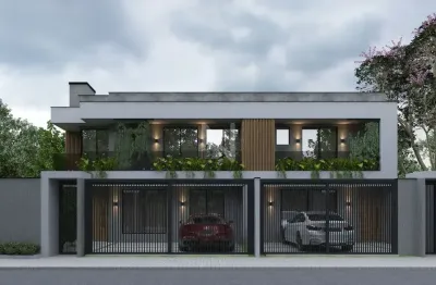 Moderno geminado alto padrão em construção no bairro américa