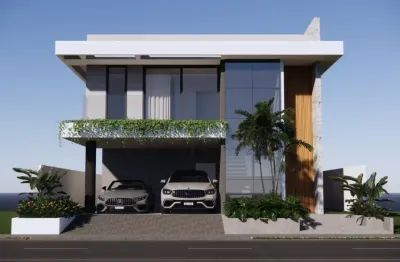 Linda casa de alto padrão em condomínio fechado no vila nova